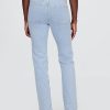 Schmale, gerade Jeans mit hohem Bund im 90er-Stil Schmale, gerade Jeans mit hohem Bund im 90er-Stil