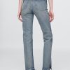 Schmale, gerade Jeans mit hohem Bund im 90er-Stil Schmale, gerade Jeans mit hohem Bund im 90er-Stil