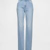 Schmale, gerade Jeans mit hohem Bund im 90er-Stil Schmale, gerade Jeans mit hohem Bund im 90er-Stil