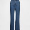 Schmale, gerade Jeans mit hohem Bund im 90er-Stil Schmale, gerade Jeans mit hohem Bund im 90er-Stil