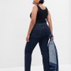 Schmale, gerade Jeans mit hohem Bund im 90er-Stil Schmale, gerade Jeans mit hohem Bund im 90er-Stil