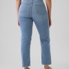 Schmale, gerade Jeans mit hohem Bund im 90er-Stil Schmale, gerade Jeans mit hohem Bund im 90er-Stil