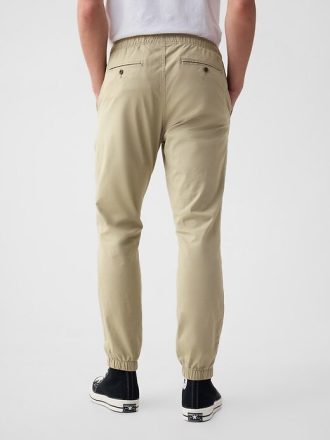 Schmale Jogginghose aus Canvas