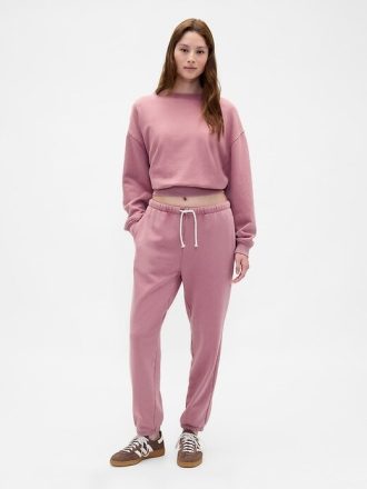 Schmale Jogginghose aus schwerem French Terry
