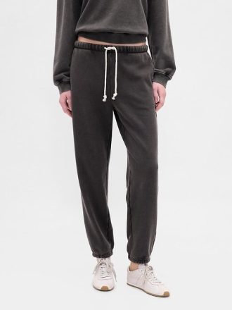 Schmale Jogginghose aus schwerem French Terry