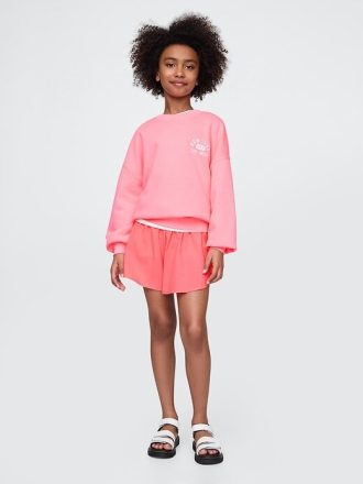 Schnelltrocknende Laufshorts mit Schmetterlingssaum für Kinder