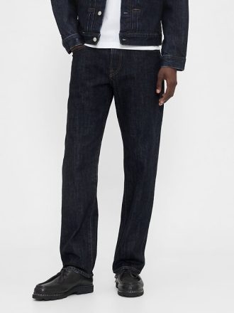 Schwere, lässige Straight-Jeans