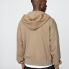 Schwerer French Terry Oversize-Kapuzenpullover mit Reißverschluss Schwerer French Terry Oversize-Kapuzenpullover mit Reißverschluss