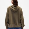 Schwerer French Terry Oversize-Kapuzenpullover mit Reißverschluss Schwerer French Terry Oversize-Kapuzenpullover mit Reißverschluss
