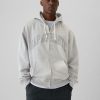 Schwerer Hoodie mit durchgehendem Reißverschluss und Athletic-Logo Schwerer Hoodie mit durchgehendem Reißverschluss und Athletic-Logo