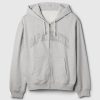 Schwerer Hoodie mit durchgehendem Reißverschluss und Athletic-Logo Schwerer Hoodie mit durchgehendem Reißverschluss und Athletic-Logo