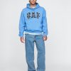 Schwerer Hoodie mit gesticktem Bogenlogo Schwerer Hoodie mit gesticktem Bogenlogo