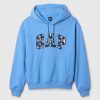 Schwerer Hoodie mit gesticktem Bogenlogo Schwerer Hoodie mit gesticktem Bogenlogo
