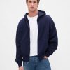 Schwerer Kapuzenpullover mit Reißverschluss Schwerer Kapuzenpullover mit Reißverschluss