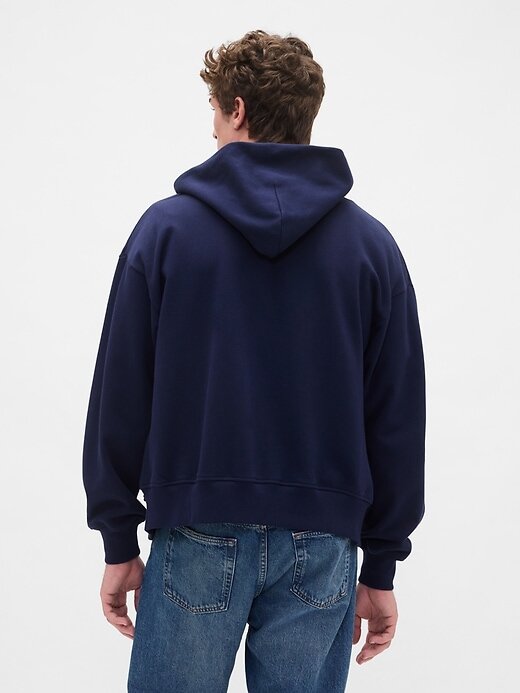Schwerer Kapuzenpullover mit Reißverschluss Schwerer Kapuzenpullover mit Reißverschluss