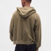 Schwerer Kapuzenpullover mit Reißverschluss Schwerer Kapuzenpullover mit Reißverschluss