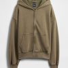 Schwerer Kapuzenpullover mit Reißverschluss Schwerer Kapuzenpullover mit Reißverschluss