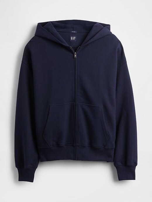 Schwerer Kapuzenpullover mit Reißverschluss Schwerer Kapuzenpullover mit Reißverschluss