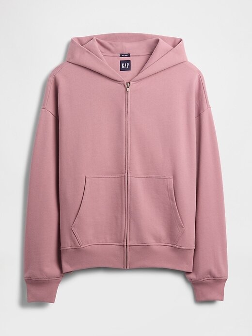 Schwerer Kapuzenpullover mit Reißverschluss Schwerer Kapuzenpullover mit Reißverschluss