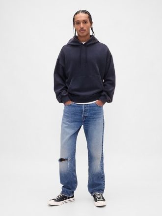 Schwerer, kurzer Hoodie