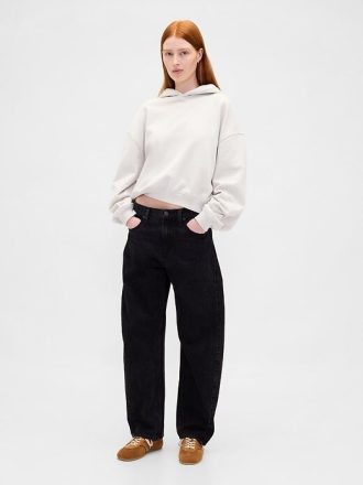 Schwerer Oversize-Hoodie aus French Terry