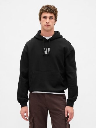 Schwerer Oversize-Hoodie mit Logo