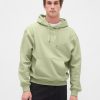 Schwerer Oversize-Hoodie mit Logo Schwerer Oversize-Hoodie mit Logo