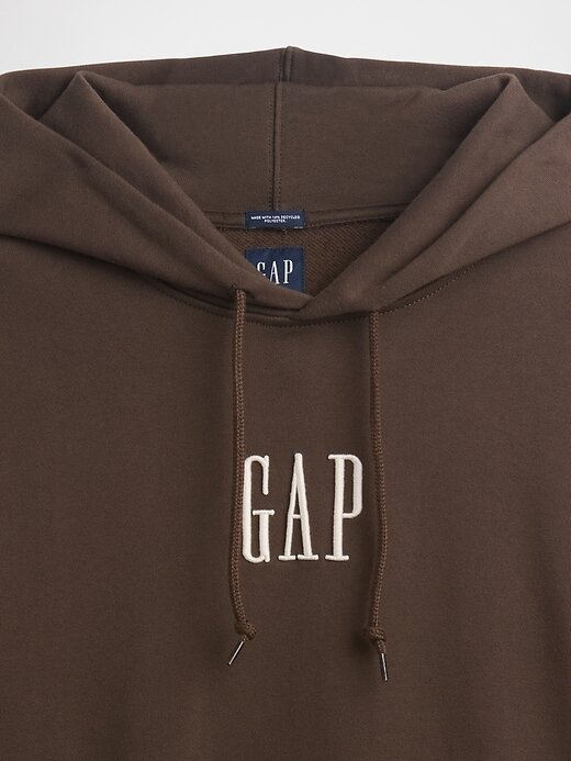 Schwerer Oversize-Hoodie mit Logo Schwerer Oversize-Hoodie mit Logo