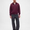 Schwerer Oversize-Pullover mit Viertelreißverschluss Schwerer Oversize-Pullover mit Viertelreißverschluss