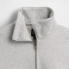 Schwerer Oversize-Pullover mit Viertelreißverschluss Schwerer Oversize-Pullover mit Viertelreißverschluss