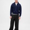 Schwerer Oversize-Pullover mit Viertelreißverschluss Schwerer Oversize-Pullover mit Viertelreißverschluss