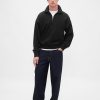 Schwerer Oversize-Pullover mit Viertelreißverschluss Schwerer Oversize-Pullover mit Viertelreißverschluss