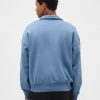 Schwerer Oversize-Pullover mit Viertelreißverschluss Schwerer Oversize-Pullover mit Viertelreißverschluss