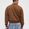 Schwerer Oversize-Pullover mit Viertelreißverschluss Schwerer Oversize-Pullover mit Viertelreißverschluss