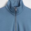 Schwerer Oversize-Pullover mit Viertelreißverschluss Schwerer Oversize-Pullover mit Viertelreißverschluss