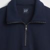Schwerer Oversize-Pullover mit Viertelreißverschluss Schwerer Oversize-Pullover mit Viertelreißverschluss