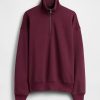 Schwerer Oversize-Pullover mit Viertelreißverschluss Schwerer Oversize-Pullover mit Viertelreißverschluss