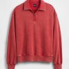 Schwerer Oversize-Pullover mit Viertelreißverschluss Schwerer Oversize-Pullover mit Viertelreißverschluss