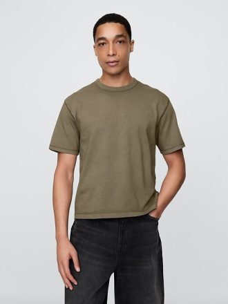 Schweres Crop-T-Shirt für Erwachsene