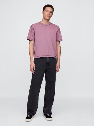Schweres Crop-T-Shirt für Erwachsene