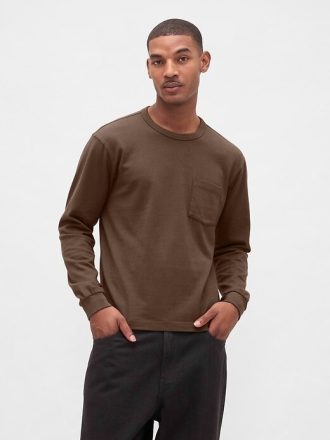 Schweres, entspanntes T-Shirt