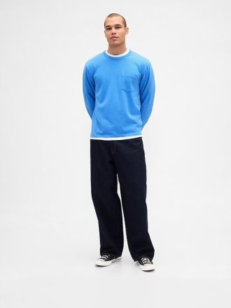 Schweres, entspanntes T-Shirt