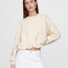 Schweres French-Terry-Sweatshirt mit Bubble-Muster Schweres French-Terry-Sweatshirt mit Bubble-Muster