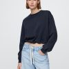 Schweres French-Terry-Sweatshirt mit Bubble-Muster Schweres French-Terry-Sweatshirt mit Bubble-Muster