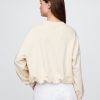 Schweres French-Terry-Sweatshirt mit Bubble-Muster Schweres French-Terry-Sweatshirt mit Bubble-Muster