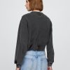 Schweres French-Terry-Sweatshirt mit Bubble-Muster Schweres French-Terry-Sweatshirt mit Bubble-Muster