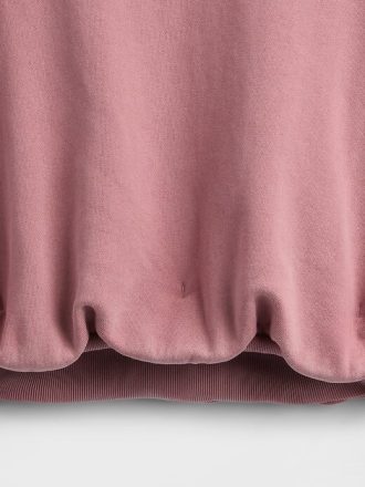 Schweres French-Terry-Sweatshirt mit Bubble-Muster