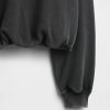 Schweres French-Terry-Sweatshirt mit Bubble-Muster Schweres French-Terry-Sweatshirt mit Bubble-Muster