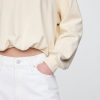 Schweres French-Terry-Sweatshirt mit Bubble-Muster Schweres French-Terry-Sweatshirt mit Bubble-Muster