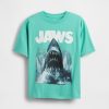 Schweres Grafik-T-Shirt aus Bio-Baumwolle für Kinder
